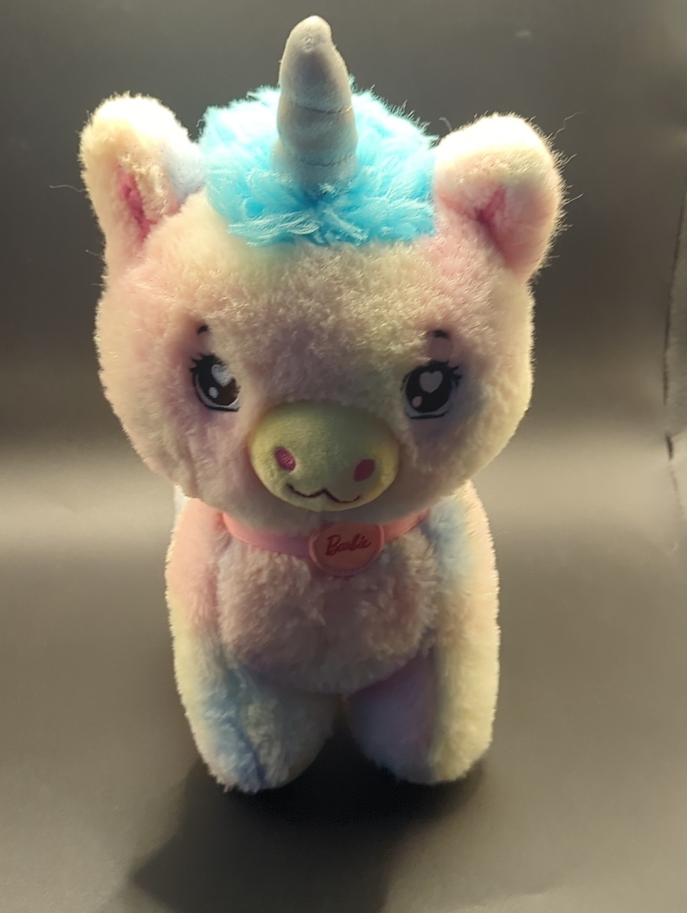 Barbie 12" Unicorn Chef Pet Adventure Stuffed Animal Blue/Pink Plushie
